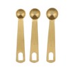 18PCS Measuring Cup Stainless Steel Gold Coffee Spoon Cup Set