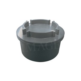 Sekisui Chemical NCO50N PVC Fitting for Drainage Eslon DV Fittings, Screw Type Cleaning Mouth 50