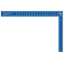Empire Professional Framing Square - 16in. x 24in. Aluminum, Hi-Vis Blue, Model Number 1190