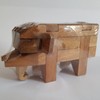 Elephant Puzzle - Wood Brain Teaser Puzzle