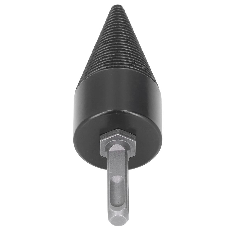 Wood Splitting Drill Carbon Steel Log Splitter Tool Cone Design