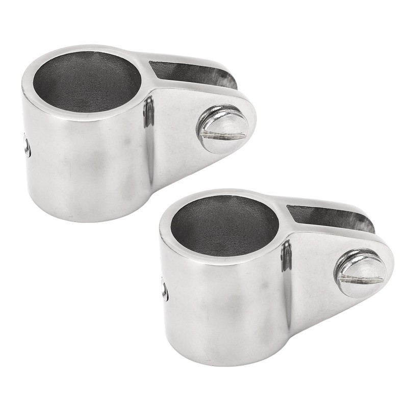 2PCS Bimini Top Jaw Slides 316 Stainless Steel Removable Hinged