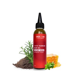 Uhuru Naturals Original Chebe Hair Oil with Karkar (4 Oz) - All-Natural Hair Oil- Contains Pure Ingredients and Essential Oils Promotes Strong and Healthy Hair