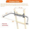 Aluminum Ladder Stabilizer, Heavy Duty Extended Ladder Accessories for Roof