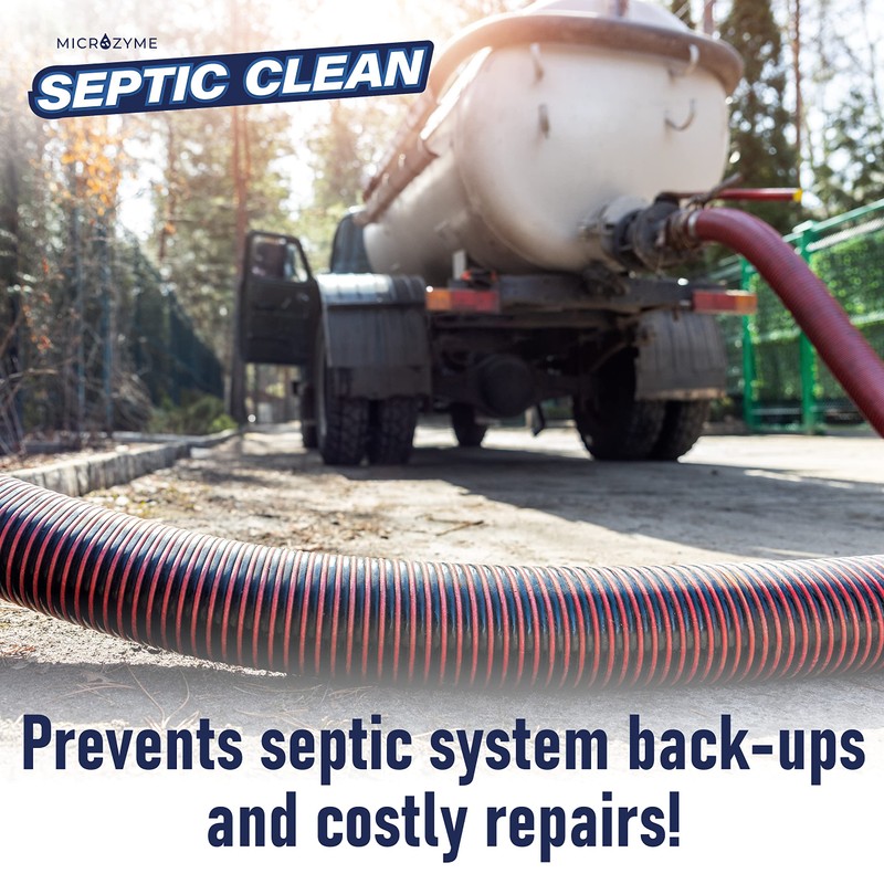 Microzyme SEPTIC CLEAN Tablets | Septic Tank Cleaner with Bacteria