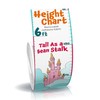 Growth Height Chart Kids Room Décor Reusable Decal (Bean Stalk)