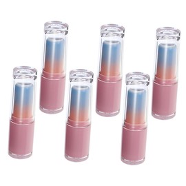 Beavorty 6 Pcs DIY Lipstick Empty Tube DIY Lipstick Container Lip Balm Tube Lip Balm Bottles Refillable Lipstick Tubes Empty Lip Mini Lipsticks Packaging Material Made to Order Plastic