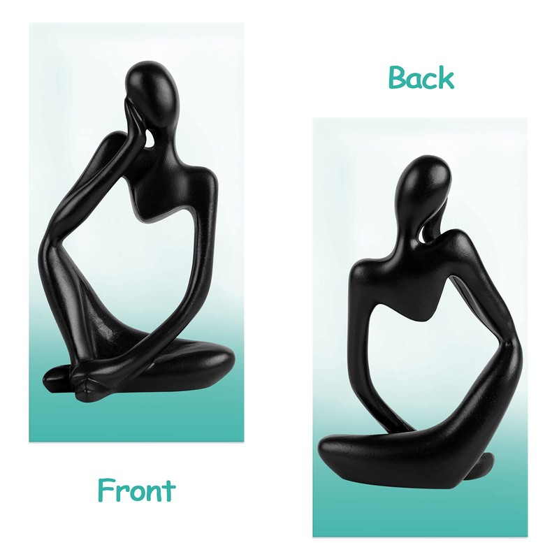 Trycooling Thinker Statue Resin Abstract Sculpture Thinker Man Statue Collectible