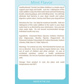 Healthy Breeds Dog Dental Care Water Additive for Maltipoo - OVER 200 BREEDS - Easier Than Sticks Wipes Spray Chews & Treats - Mint Flavor - 8 oz
