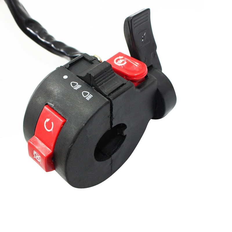 MAX COOL Motorcycle Left Side Kill Start Light Switch Button