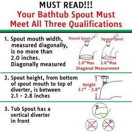 Wondurdog Bathtub Spout & Garden Hose Attachment Dog Wash Kit | Wash Your Pet. Don't Get Wet with Rubber Grooming Teeth and Splash Shield