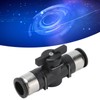 Push To Connect Straight Union Ball Valve Quick Release Pneumatic