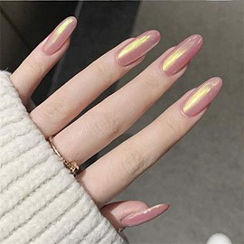 New Arrival Super Popular False Nail Pink Beauty Pink Fluorescent Stain Elegant Lady Design Top Fake Nail Bridal Nail