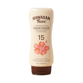 Hawaiian Tropic Sheer Touch Lotion Sunscreen SPF 15, Unisex, 8 oz
