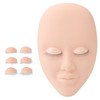 Lash Mannequin Head Eyelash Extension Practice Doll Head with 3
