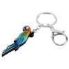 WEVENI Acrylic Macaw Parrot Keychain Bird Keyring For Women Girls