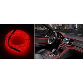 1 Metre Ambient Lighting 12 V Inverter/Adapter Light Strip Strip Lighting Interior Lighting Red hallenwerk