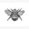 Pewter Bee Pin Badge or Brooch Gift for Scarf, Tie,