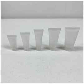 Portable empty cosmetic tube bottle, empty shower tube bottle, transparent mini / 휴대용 화장품튜브공병 샤워튜브공병 투명 미니
