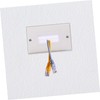 ORFOFE 3pcs Gang Mounting Stand Cable Pass Through Insert American