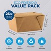 Paper To Go Boxes for Food [50 Pack - 30