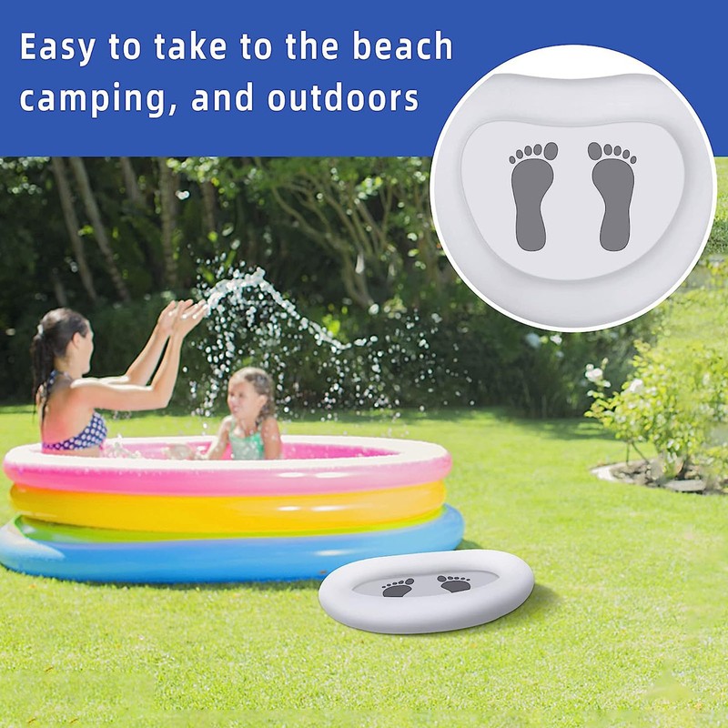 Inflatable Swimming Pool Foot Bath Foldable Foot Soaking Bath Basin