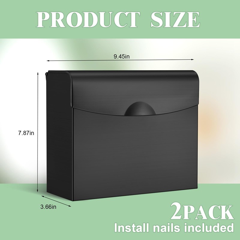 Tioncy 2 Pcs 9.5 x 7.9 in Sanitary Disposal Tampon