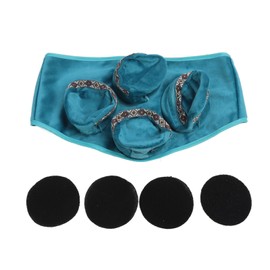 Hollow Moxibustion Box Cover Velvet Embroidery Universal Soft Moxibustion Cloth Cover