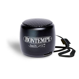Bontempi | Mini Lautsprecher Wireless Farbe Schwarz, Einfache und Schnelle Drahtlose Verbindung, Ideal für Partys und Kinder, 300x200x195mm