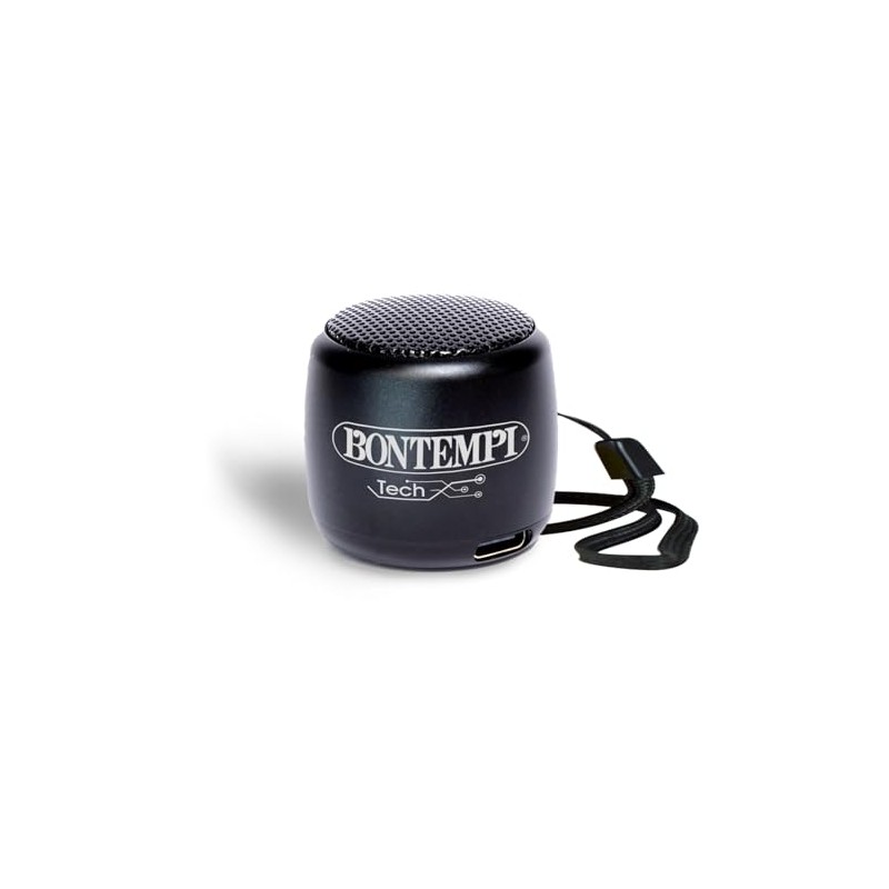 Bontempi | Mini Lautsprecher Wireless Farbe Schwarz, Einfache und Schnelle