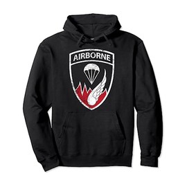 American Marauder: 187th Rakkasan Distressed Insignia Pullover Hoodie