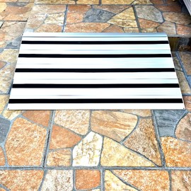 Adjustable Threshold Wheelchair ramp can be Adjusted/Raised to fit a Range of Heights. for Mobility aids Such as wheelchairs, Walkers, Canes, Temporary or Permanent. (3" inch Ramp)