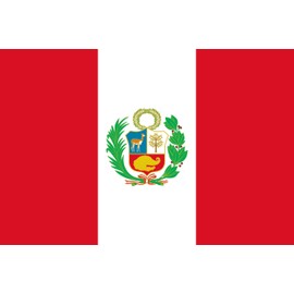 Durabol Peru Flag 150 x 90 cm Satin Double Stitched