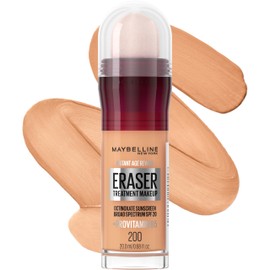 MAYBELLINE Maybelline Instant Age Rewind Eraser Treatment Makeup with SPF 18, Anti Aging Concealer Infused with Goji Berry and Collagen, Creamy Natural, 1 Count