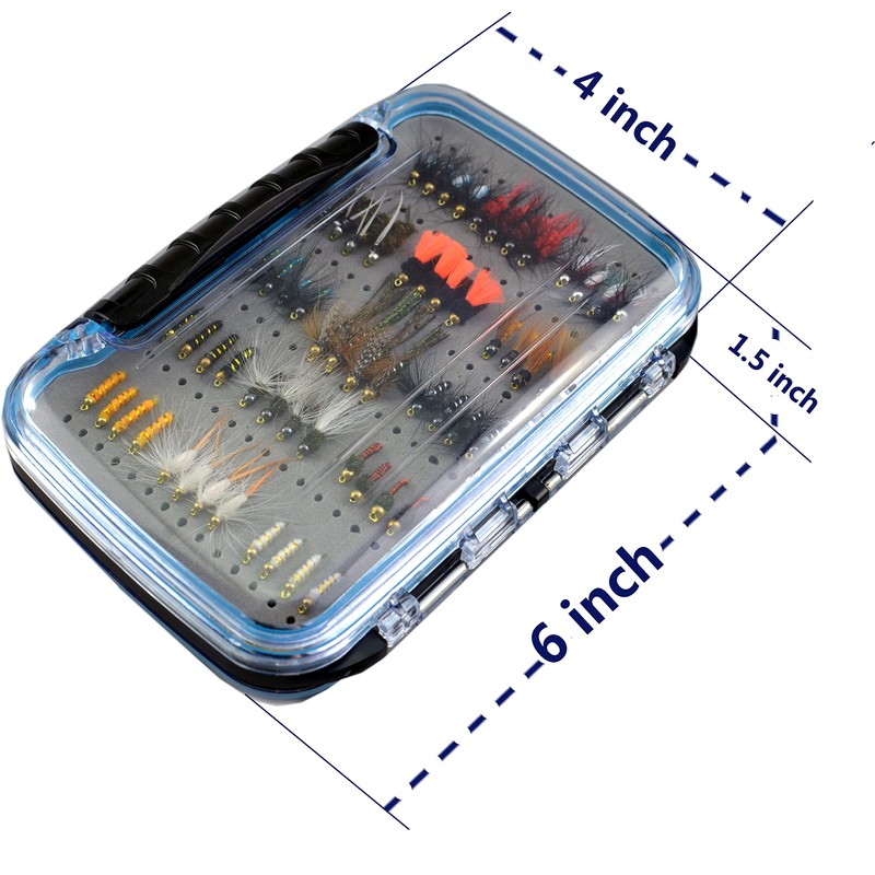 Fly Fishing Fly Set with Fly Box