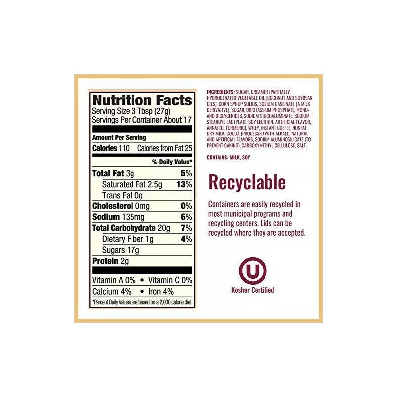 Hills Bros Instant Double Mocha Cappuccino Mix, Easy to Use,