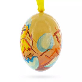 BESTPYSANKY Hatchling Chick Wooden Ornament