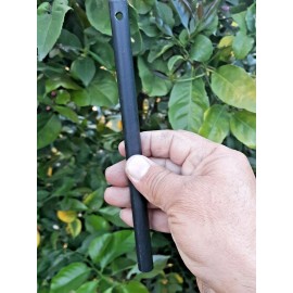 Nathan's Bushcraft drilled 8" x 1/2" Ferrocerium rod "Mas Chingon"  Firesteel mischmetal.