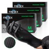 FINITEX 8 Mil Diamond Pattern Black Nitrile Gloves (Automotive Work)