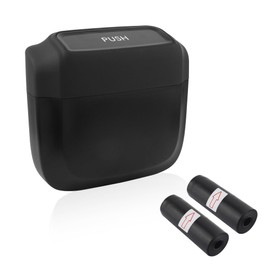 Car Garbage Can with Car Garbage Bag,Car Trash Can with Hook for Car Door Keeps Car Interior Tidy,Multipurpose Car Garbage Bin Car Storage for Car Center Console Car Seat