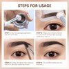 Waterproof Eyebrow Cream with Brush, with 1 Count Sponge Brush