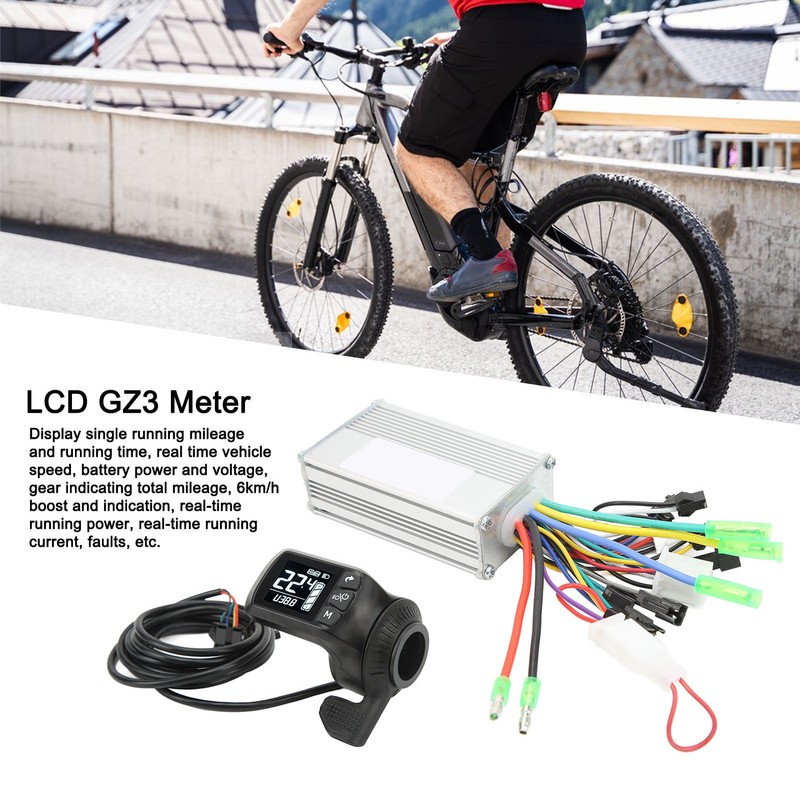 48V 60V 350W Electric Bike Motor Brushless Controller LCD GZ3