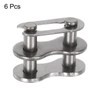 sourcing map 6Pcs #50 Chain Master Connector Link Roller 5/8"