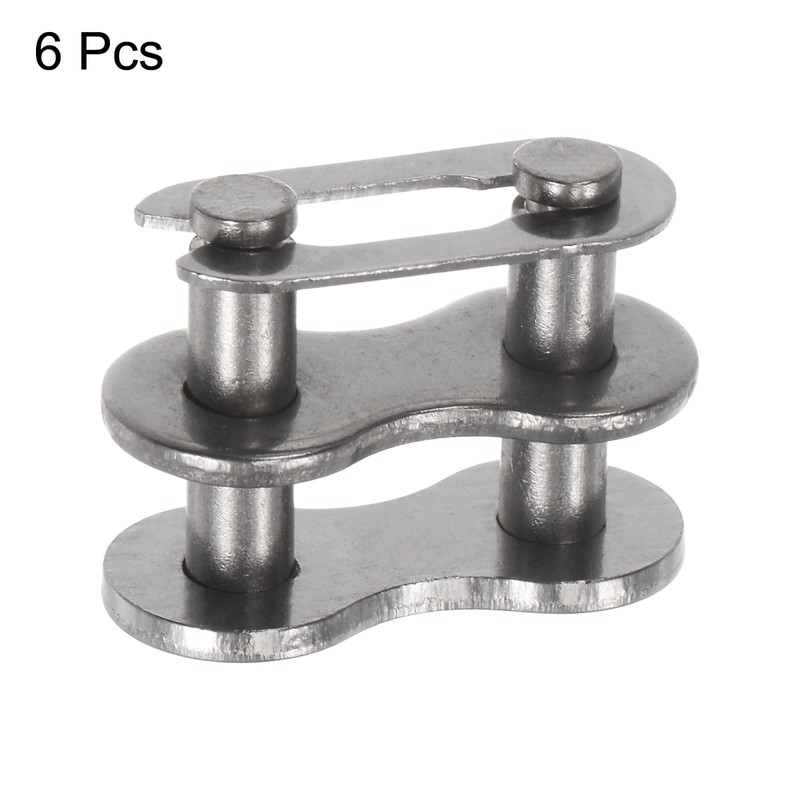 sourcing map 6Pcs #50 Chain Master Connector Link Roller 5/8"