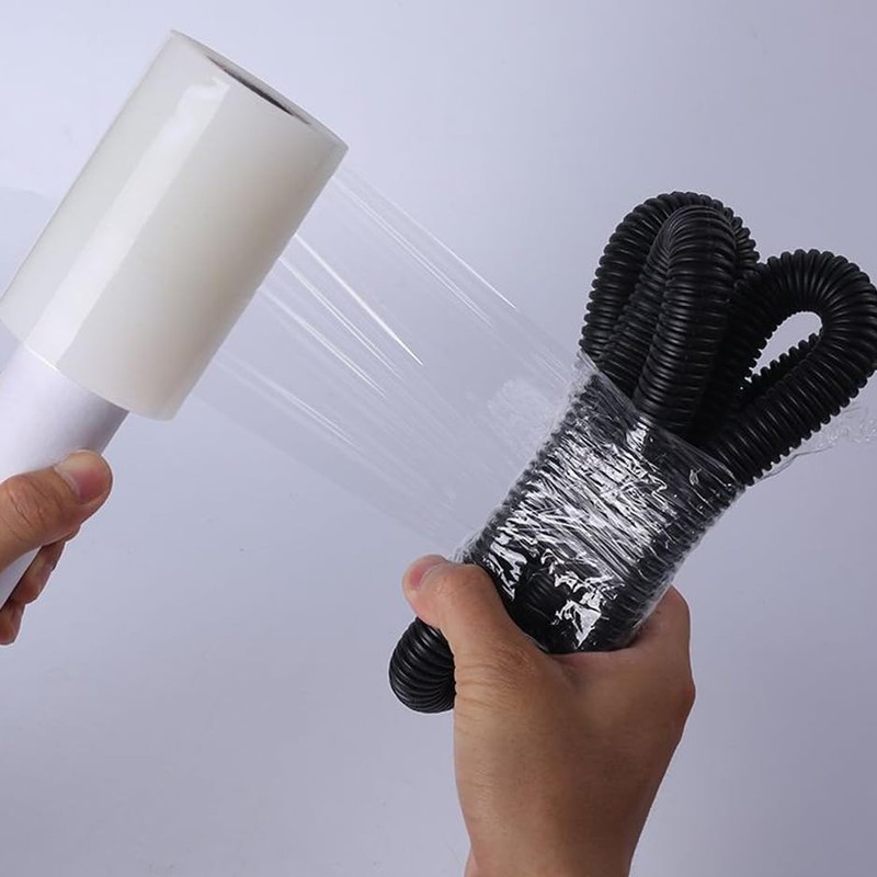 2 Pack Stretch Wrap Film with Handle,4 inch X 1000Ft
