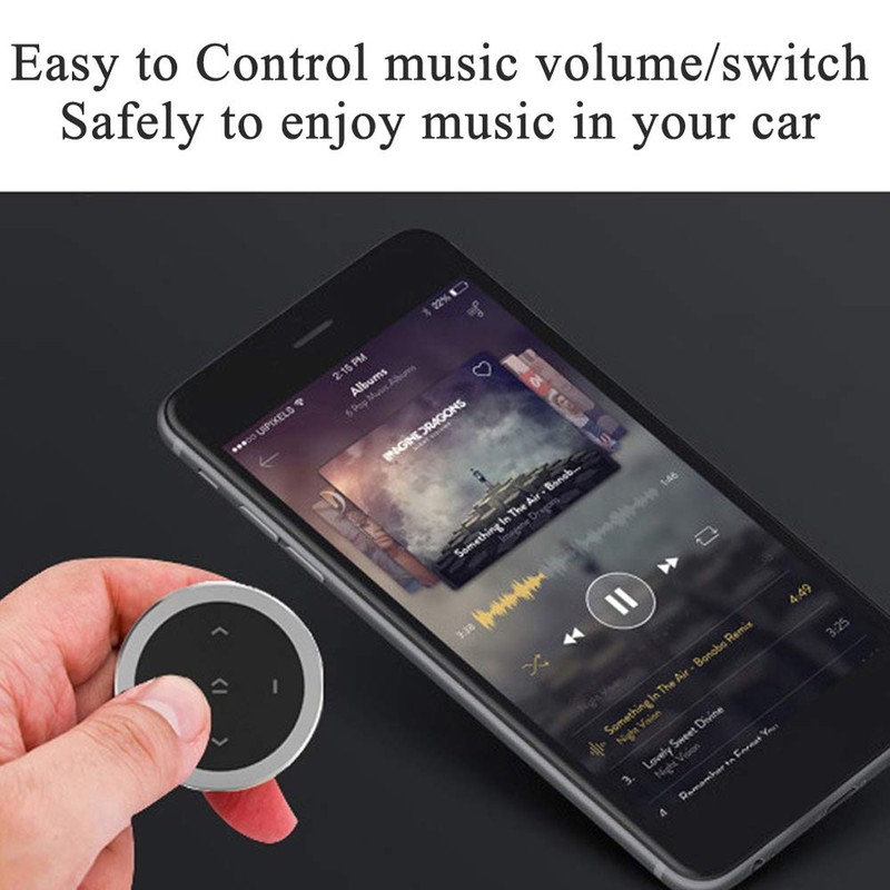 Polarlander Car Wireless Bluetooth Remote Controller Phone Car Kit Steering