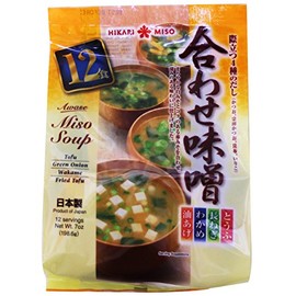 Hikari Miso Instant Awase Miso Variety Soup, 7 Ounce
