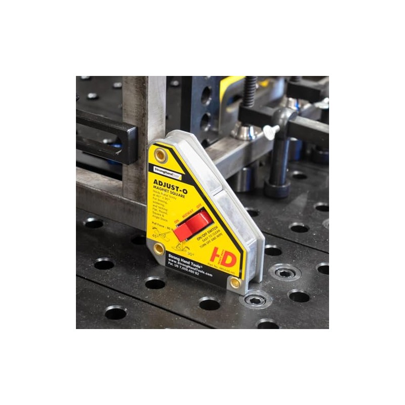 Strong Hand Tools - Str-7089, Heavy Duty, Adjust-O Magnet Square,