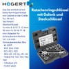 Högert Technik - Tool Set - Ratchet Ring Spanner with