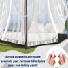 Phoncoo 36pcs Outdoor Curtain Weights, Plastic Wrapped Magnetic Drapery Weights,